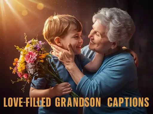 Love-Filled Grandson Captions