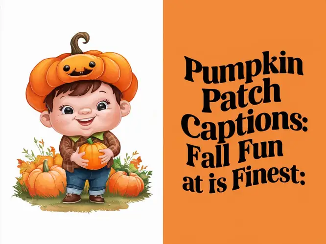 Pumpkin Patch Captions: Fall Fun at Its Finest